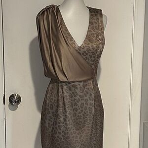 Black Halo Animal Print Knee-Length Dress - Size 10 - NEW With‎ Tags.